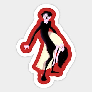 Cesare on the run Sticker